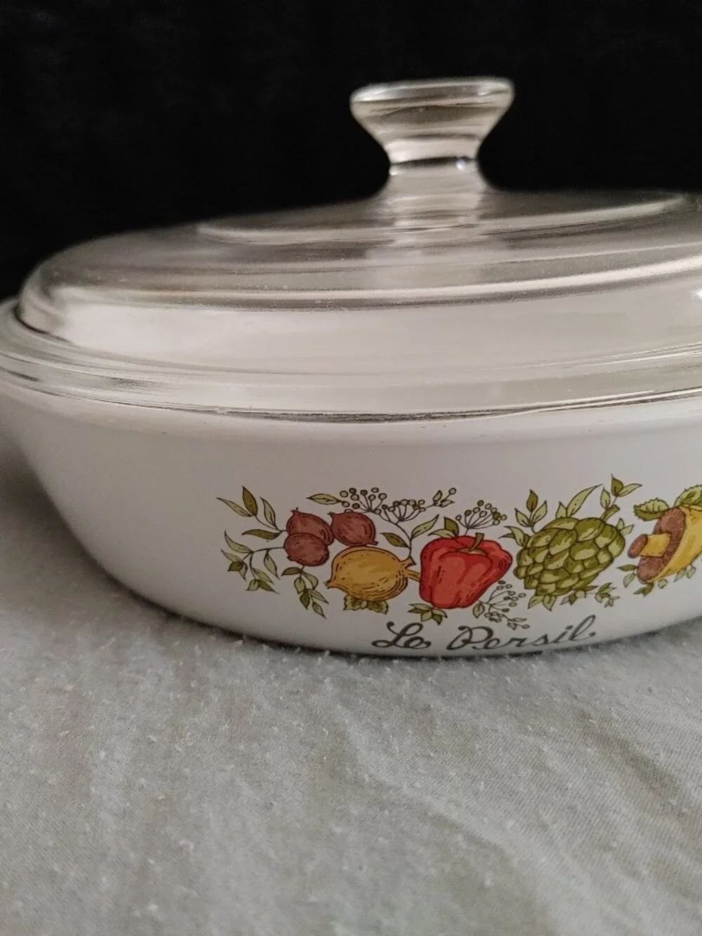 Vintage Corning Ware Skillet with Lid 